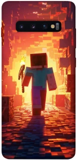 Чехол на Samsung Galaxy S10+ Minecraft adventure фото 1 из 1