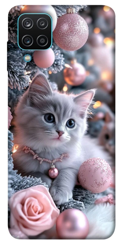 Чохол на Samsung Galaxy M12 Christmas Kitty фото 1 з 1