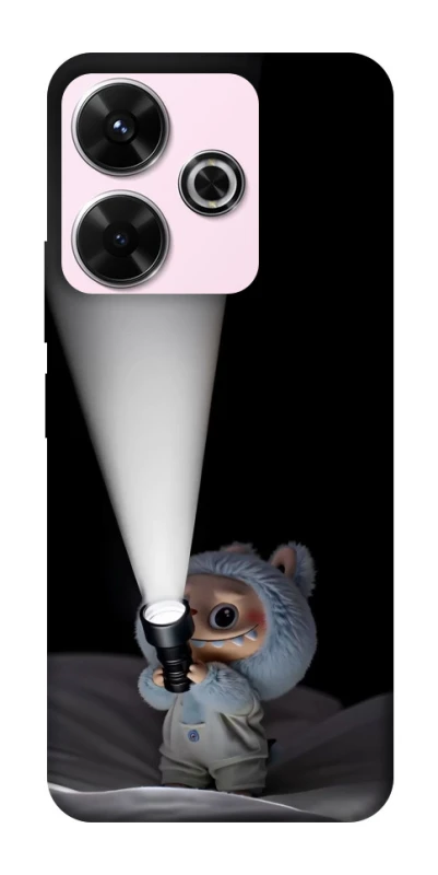 Чохол на Xiaomi Poco M6 4G Labubu with flashlight ver.3 фото 1 з 1