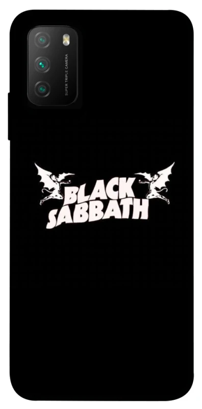 Чохол на Xiaomi Poco M3 Black Sabbath logo ver.2 фото 1 з 1