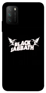 Чехол на Xiaomi Poco M3 Black Sabbath logo ver.2 фото 1 из 1