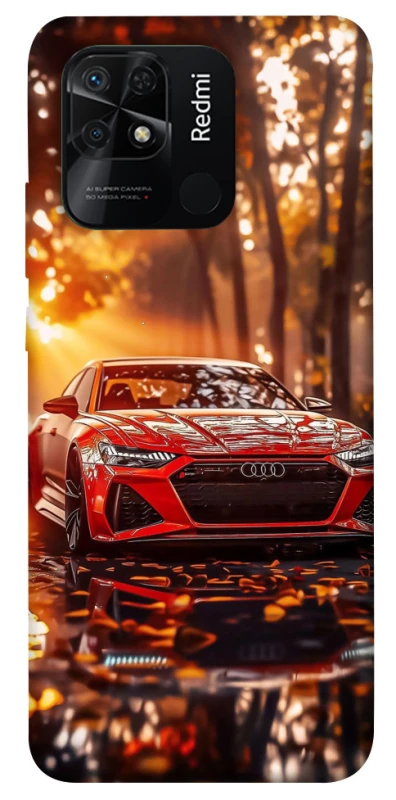 Чехол на Xiaomi Redmi 10C Audi at sunset фото 1 из 1