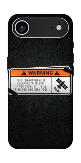 Чохол на Apple iPhone 17 Air (6.5") Warning фото 1 з 1