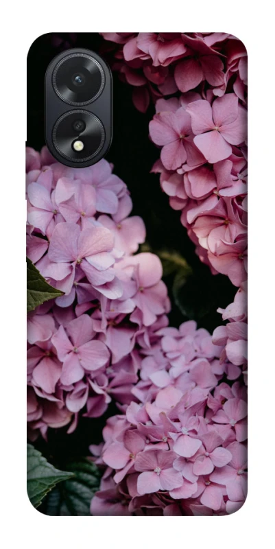 Чохол на Oppo A18 Рожеві гартензії фото 1 з 1