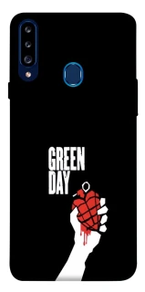 Чехол на Samsung Galaxy A20s Green Day logo фото 1 Чехол на Samsung Galaxy A20s Green Day logo фото 1 из 1