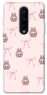 Чохол на OnePlus 8 Pink bows and Labubus фото 1 з 1