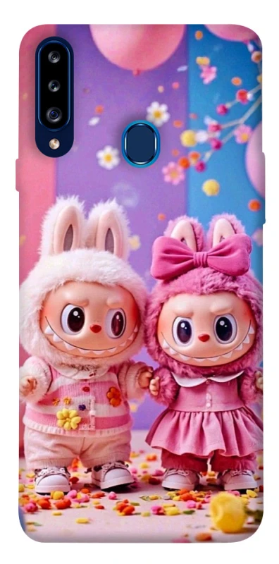Чохол на Samsung Galaxy A20s Labubu twins ver.2 фото 1 з 1