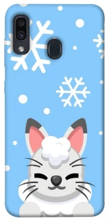 Чохол на Samsung Galaxy A20 / A30 Adopt Me Snow Kitty Smile фото 1 з 1