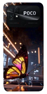 Чохол на Xiaomi Poco C40 Cyber butterfly фото 1 з 1