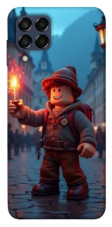 Чохол на Samsung Galaxy M33 5G Roblox Fire Logo Blue Flames фото 1 з 1