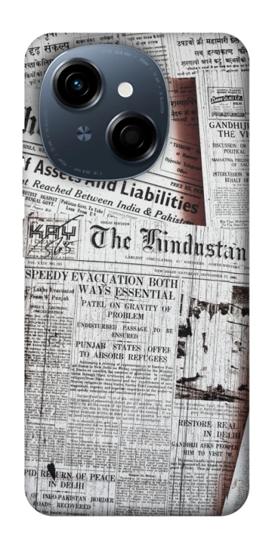 Чехол на TECNO Spark Go 1 Газеты фото 1 из 1