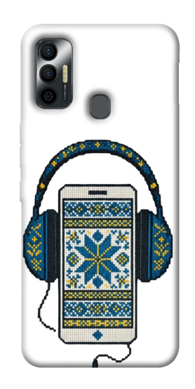 Чехол на TECNO Spark 7 Современная вышиванка фото 1 из 1