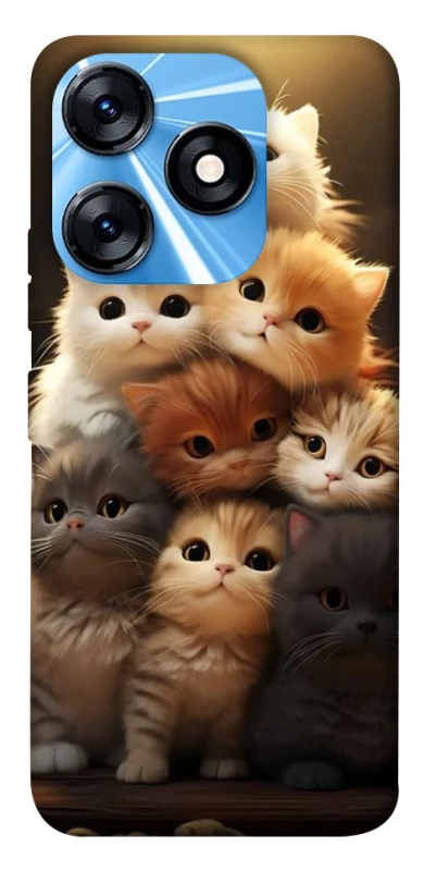 Чехол на TECNO Spark 10 Чехол Kittie Love v2 фото 1 из 1