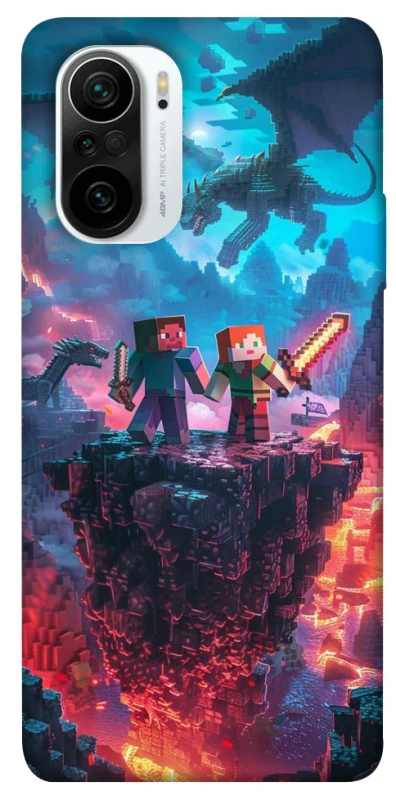 Чохол на Xiaomi Redmi K40 / K40 Pro / K40 Pro+ / Poco F3 Minecraft v3 фото 1 з 1