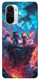 Чохол на Xiaomi Redmi K40 / K40 Pro / K40 Pro+ / Poco F3 Minecraft v3 фото 1 з 1