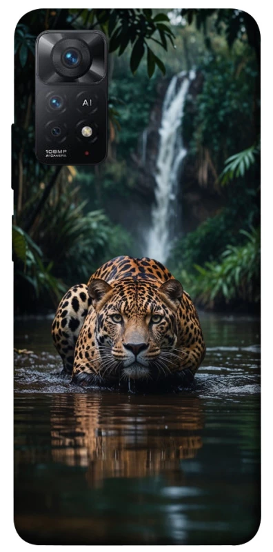 Чохол на Xiaomi Redmi Note 11 Pro 4G/5G Leopard in water фото 1 з 1