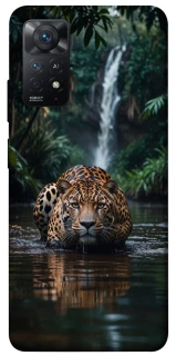 Чехол на Xiaomi Redmi Note 11 Pro 4G/5G Leopard in water фото 1 из 1