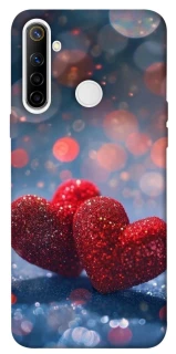 Чехол на Realme 6i Red hearts фото 1 из 1