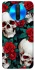 Чохол на Xiaomi Poco X2 skull and rose фото 1 з 1