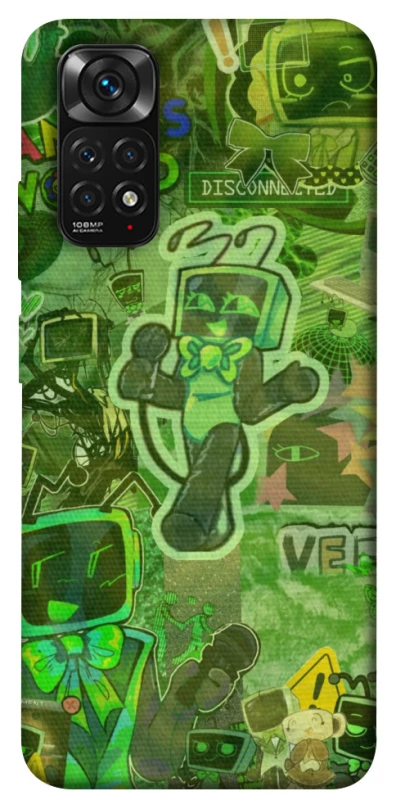 Чохол на Xiaomi Redmi Note 11 (Global) / Note 11S Dandysworld tv green theme фото 1 з 1