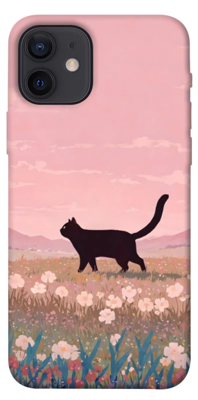 Чохол на Apple iPhone 12 (6.1") cat on a field фото 1 з 1