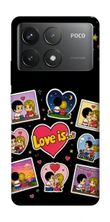 Чехол на Xiaomi Poco F6 Pro Love is ver.2 фото 1 из 1