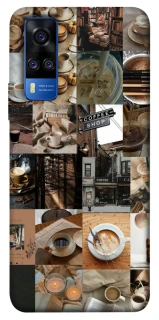 Чохол на Vivo Y51a Coffee collage ver.3 фото 1 з 1