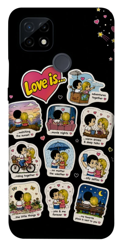 Чохол на Realme C21 Love is ver.4 фото 1 з 1