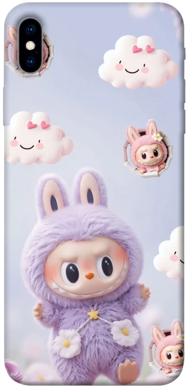 Чохол на Apple iPhone XS Max (6.5") Labubu & clouds фото 1 з 1
