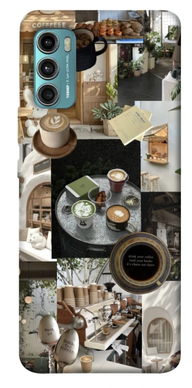 Чохол на Motorola Moto G60 Coffee collage ver.4 фото 1 з 1