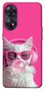 Чехол на Oppo Reno 8T 4G Pink kitty фото 1 из 1