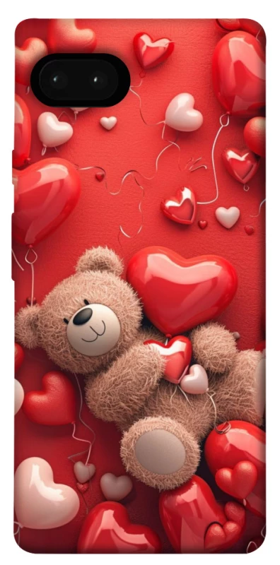 Чехол на Google Pixel 7a bear in hearts фото 1 из 1