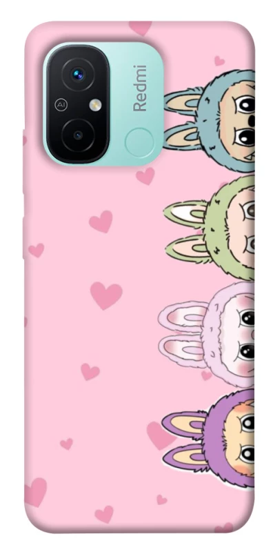 Чохол на Xiaomi Redmi 12C / Poco C55 All Labubu 4 фото 1 з 1