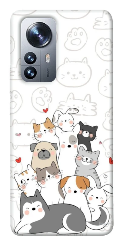 Чехол на Xiaomi 12 / 12X Funny Pets фото 1 из 1