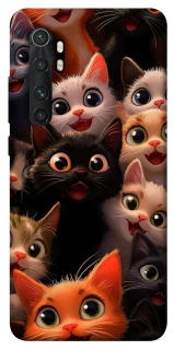 Чохол на Xiaomi Mi Note 10 Lite happy cats фото 1 з 1