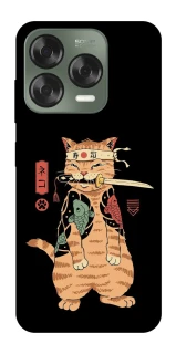 Чехол на ZTE Nubia V70 Design Кот-самурай фото 1 из 1
