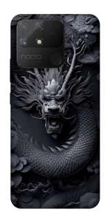 Чехол на Realme Narzo 50A black dragon фото 1 из 1