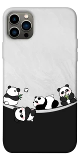 Чохол на Apple iPhone 12 Pro (6.1") Four pandas фото 1 з 1