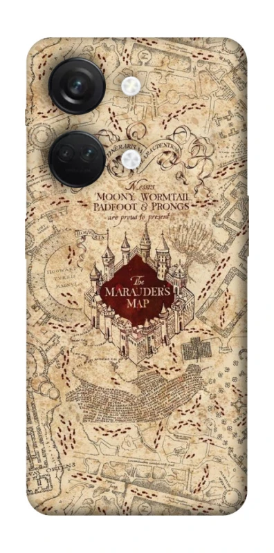 Чохол на OnePlus Nord 3 Harry Potter Marauder's Map фото 1 з 1