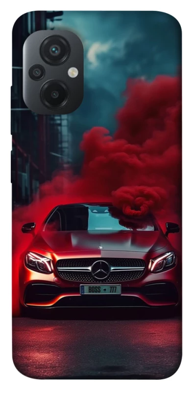Чехол на Xiaomi Poco M5 Mercedes in smoke фото 1 из 1