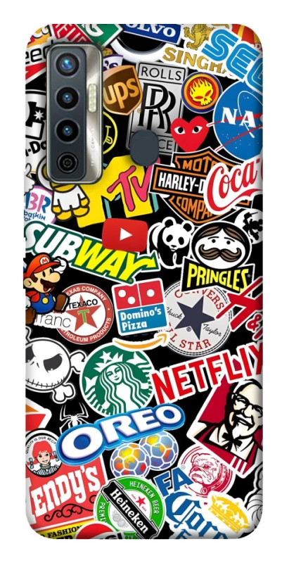 Чохол на TECNO Camon 17 brands фото 1 з 1