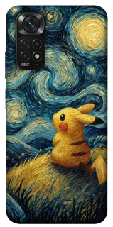 Чохол на Xiaomi Redmi Note 11 (Global) / Note 11S Pikachu and Van Gogh фото 1 з 1