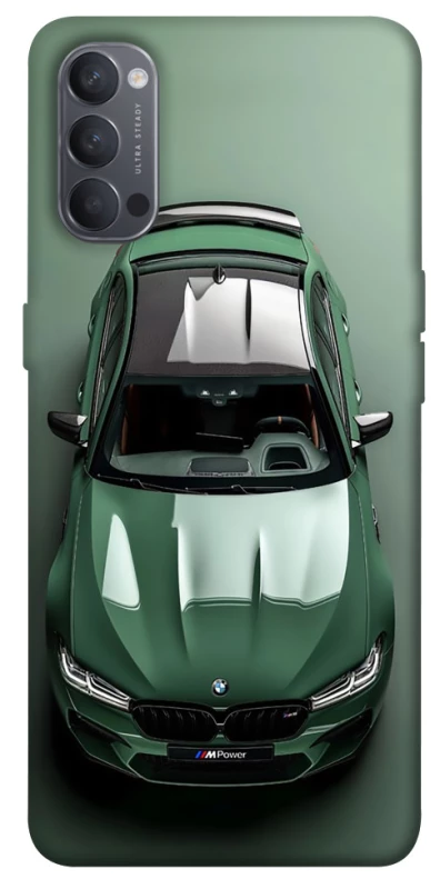 Чехол на Oppo Reno 4 BMW green фото 1 из 1