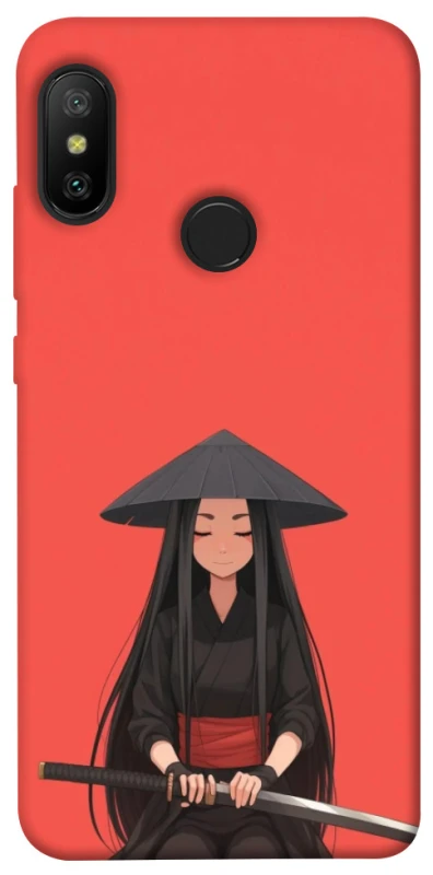 Чохол на Xiaomi Mi A2 Lite / Xiaomi Redmi 6 Pro Red samurai фото 1 з 1