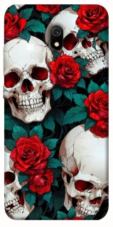 Чохол на Xiaomi Redmi 8a skull and rose фото 1 з 1
