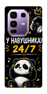 Чохол на Infinix Note 50 Pro+ У навушниках 24/7 фото 1 з 1