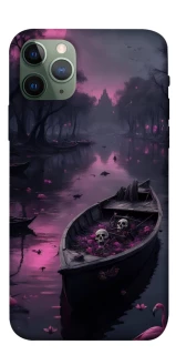 Чехол на Apple iPhone 11 Pro (5.8") Boat and flamingo фото 1 из 1