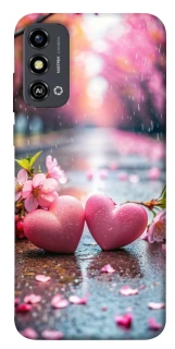 Чехол на ZTE Blade A53 Pink heart фото 1 из 1