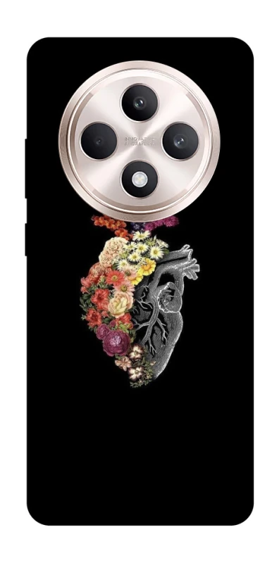 Чохол на Oppo Reno 12 F 4G/5G Heart with flowers фото 1 з 1