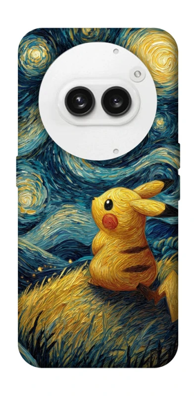 Чохол на Nothing Phone (2a) Pikachu and Van Gogh фото 1 з 1